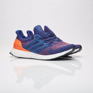 Adidas Ultra Boost 3.0 Mystery Ink Blue Orange Sneaker (NWOT)